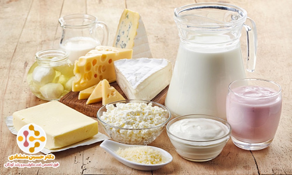 لبنیات در رژیم غذایی کم کاری تیروئید
