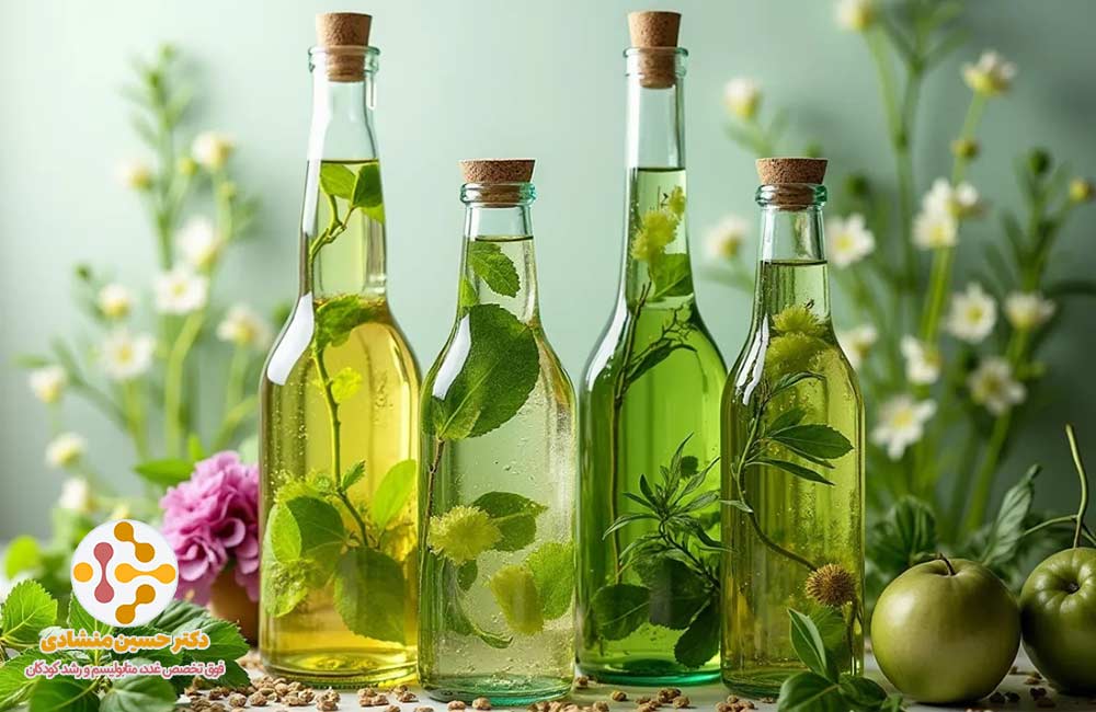 عرقیات گیاهی مناسب پرکاری تیروئید